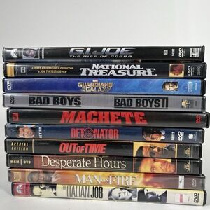 DVD Lot‎ of 10 - Mixed - Action, Adventure, Thriller, Crime